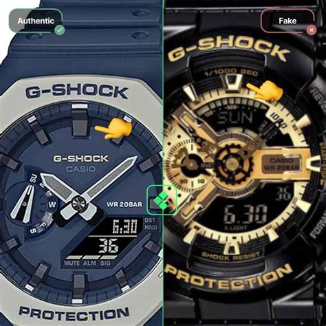 difference between original and replica casio watches|casio g shock counterfeit.